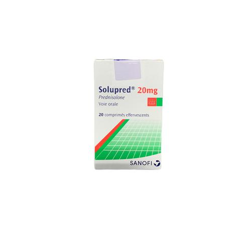 Solupred 20mg (Prednisolone) Sanofi France (C/20V)