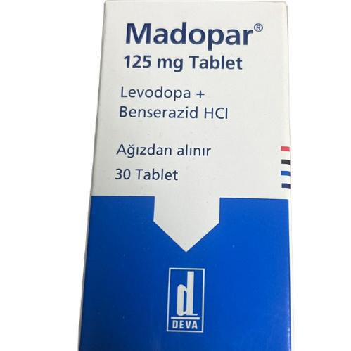 Madopar 125mg (Levodopa, Benserazide) DEVA Turkey (H/30 V)