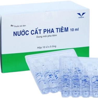 Nước Cất Pha Tiêm Bidiphar (H/50o/10ml)