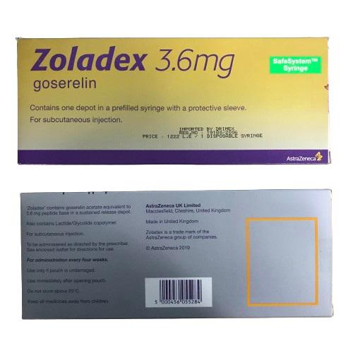 Zoladex 3.6mg (Goserelin) AstraZeneca England (H/1 ong)