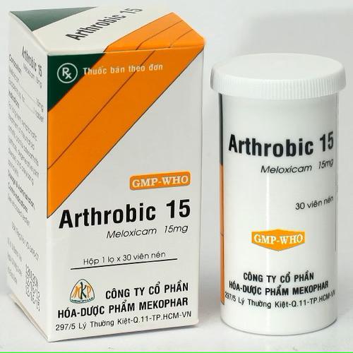 Arthrobic 15mg (Meloxicam) Mekophar (C/30v)