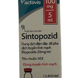 Sintopozid 100mg/5ml (Etoposide) Actavis (H/Lo) 