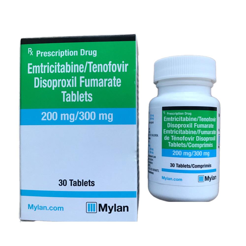 Emtricitabine/Tenofovir Disoproxil Fumarate 200/300mg Mylan (H/30v)