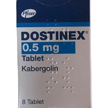 Dostinex 0.5 mg (Cabergoline) Pfizer Turkey (H/8V) 