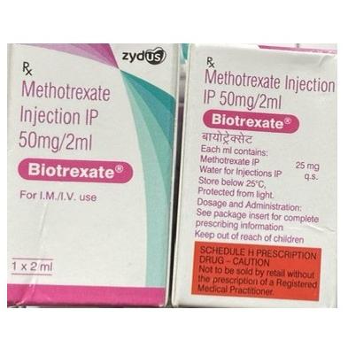 Biotrexate 50mg/2ml (Methotrexat) Zydus IP (H/1 Lo/2ml) 