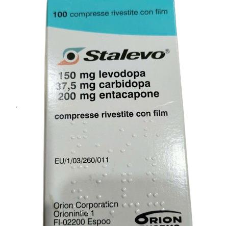 Stalevo 150mg/37.5mg/200mg ORion Italy (H/lo/100v)