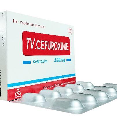 TV.Cefuroxim 500mg TV.Pharm VN (Hộp/30v)